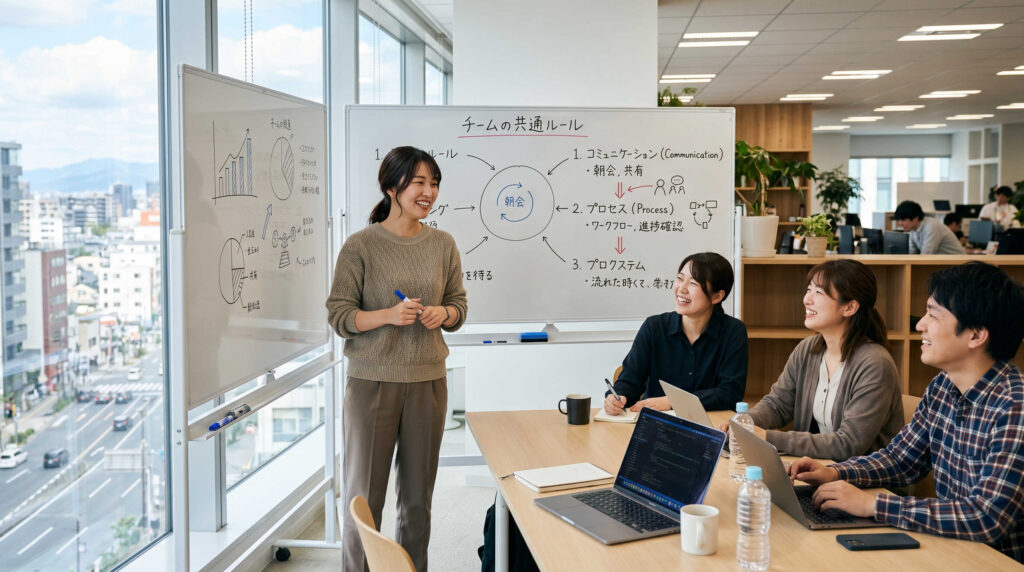 まず「案件ステータス」を全員共通の言葉で定義する