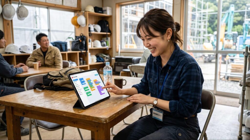 プログラミングなしで現場アプリを作る方法