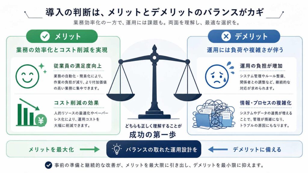 エクセル採用管理のメリット・デメリット