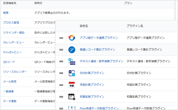 豊富なオプション