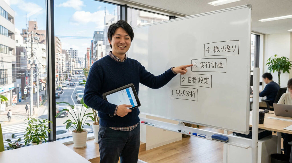 業務可視化の進め方・4ステップ