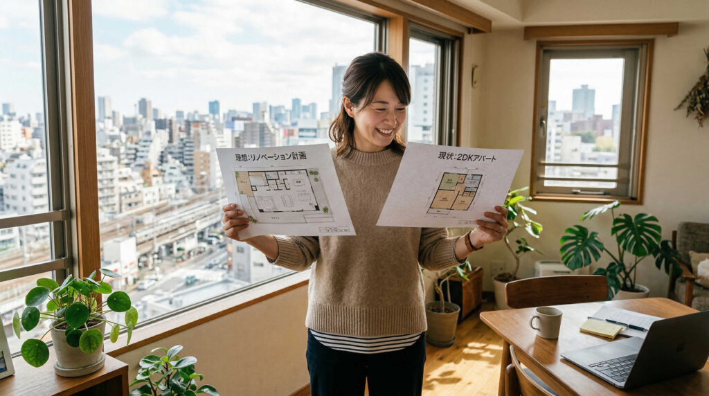 現状（As-Is）と理想（To-Be）の業務フローの違い