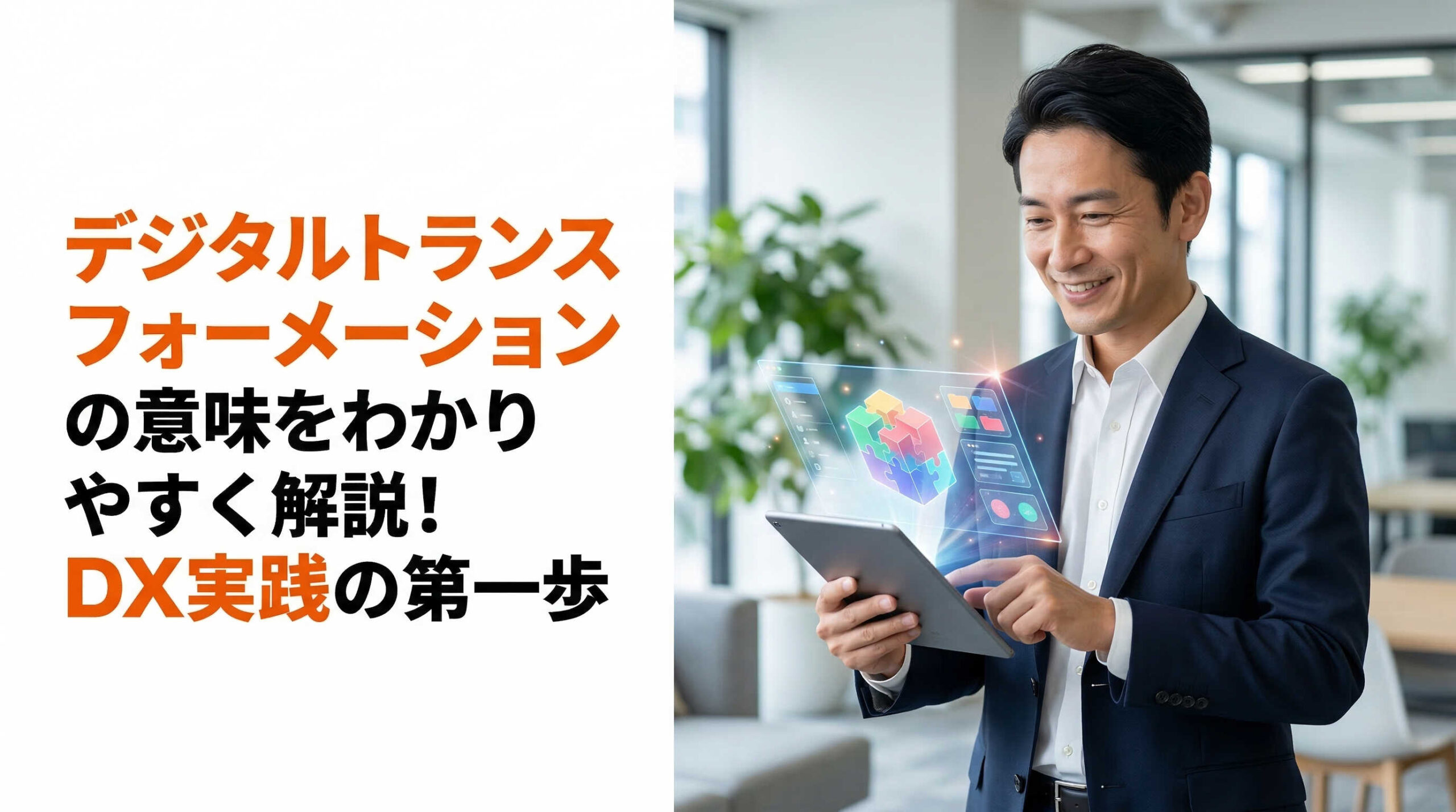 デジタルトランスフォーメーションの意味をわかりやすく解説！DX実践の第一歩