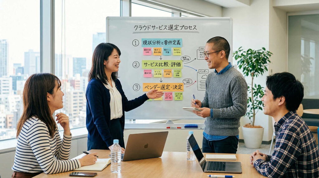 選び方の手順：自社に合ったクラウドサービスを見つける3ステップ