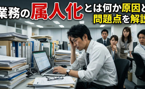 業務の属人化とは何か原因と問題点を解説