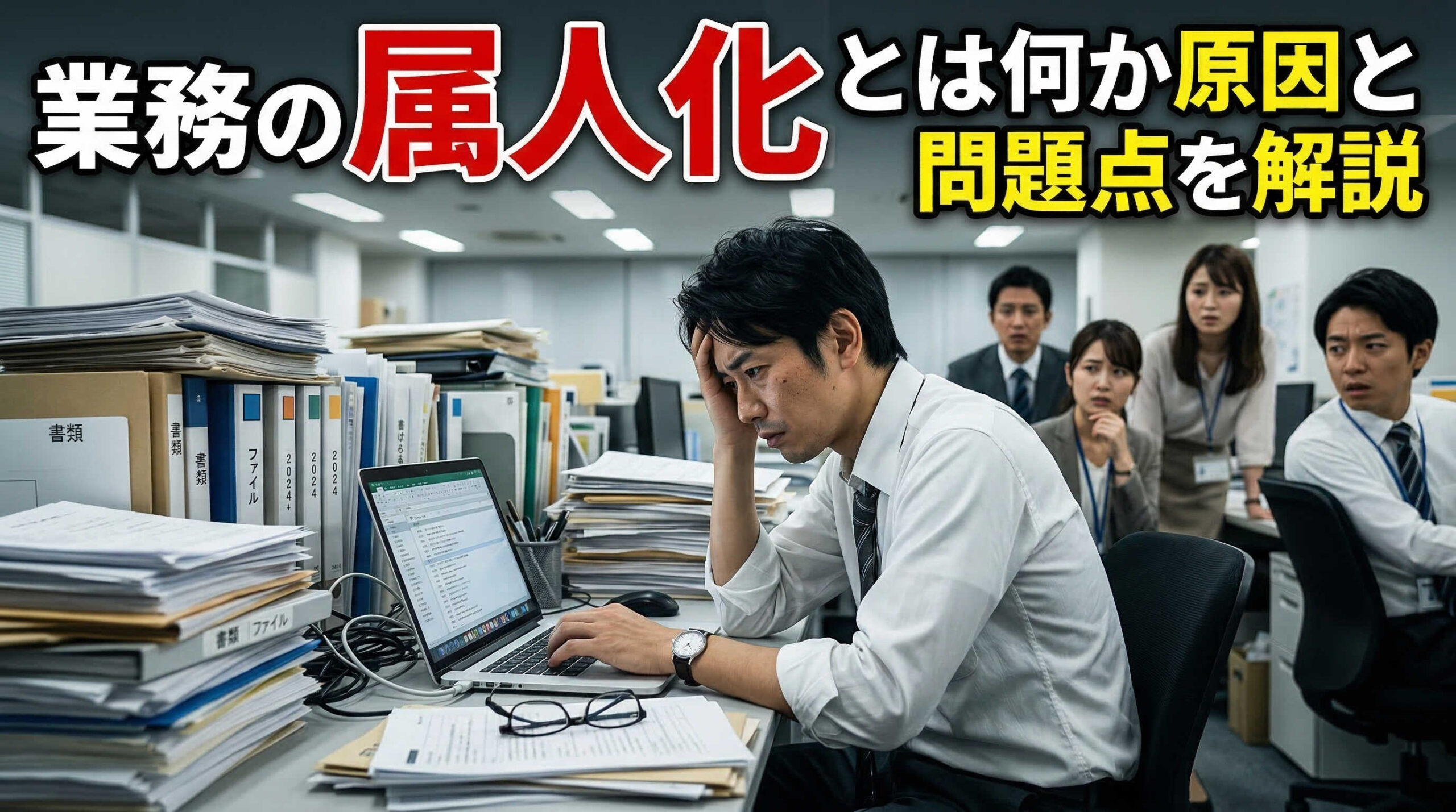 業務の属人化とは何か原因と問題点を解説