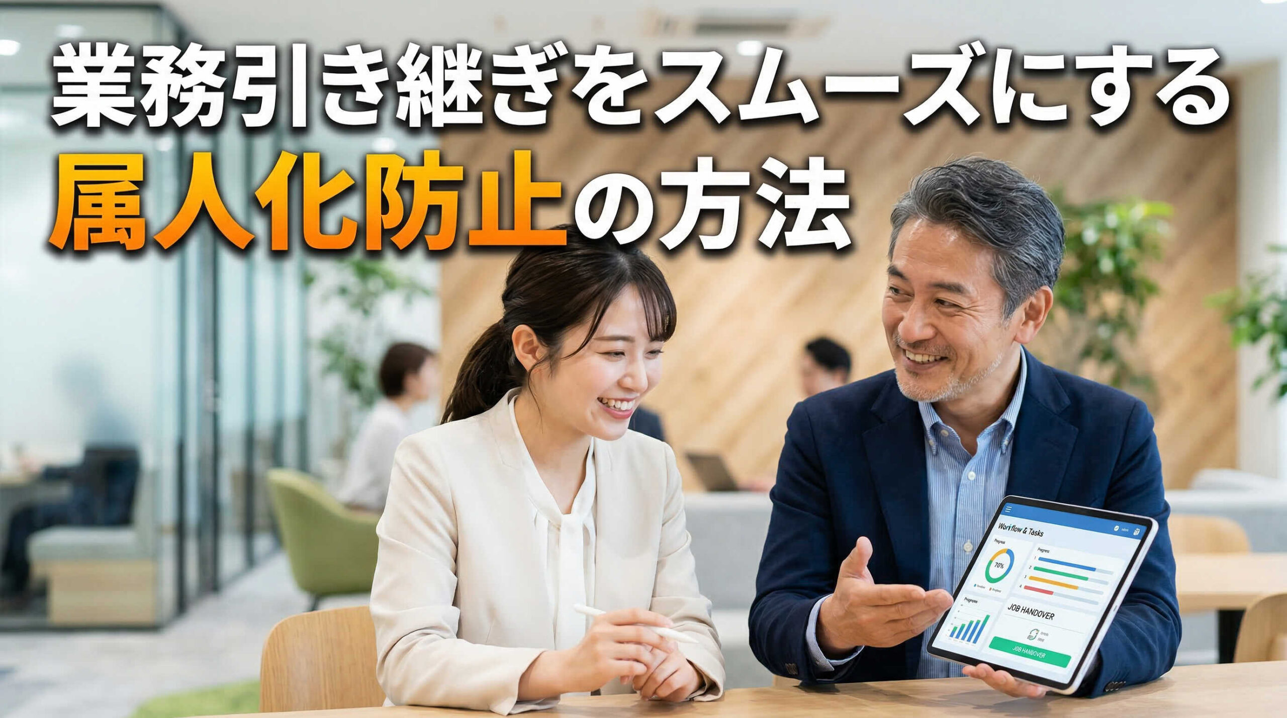 業務引き継ぎをスムーズにする属人化防止の方法