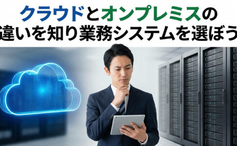 クラウドとオンプレミスの違いを知り業務システムを選ぼう
