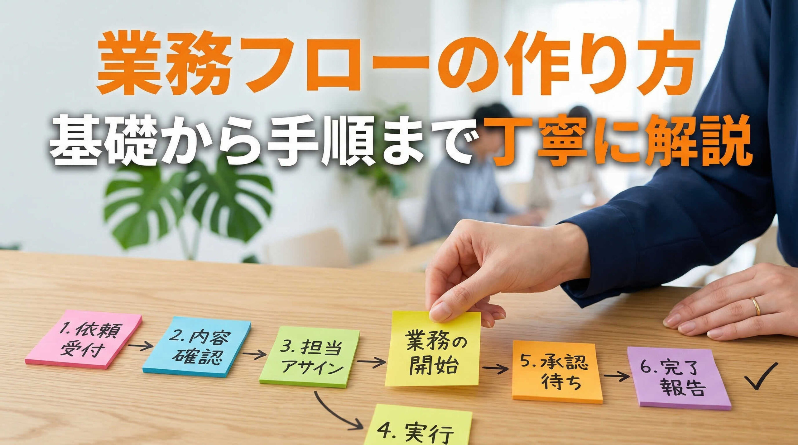 業務フローの作り方 基礎から手順まで丁寧に解説