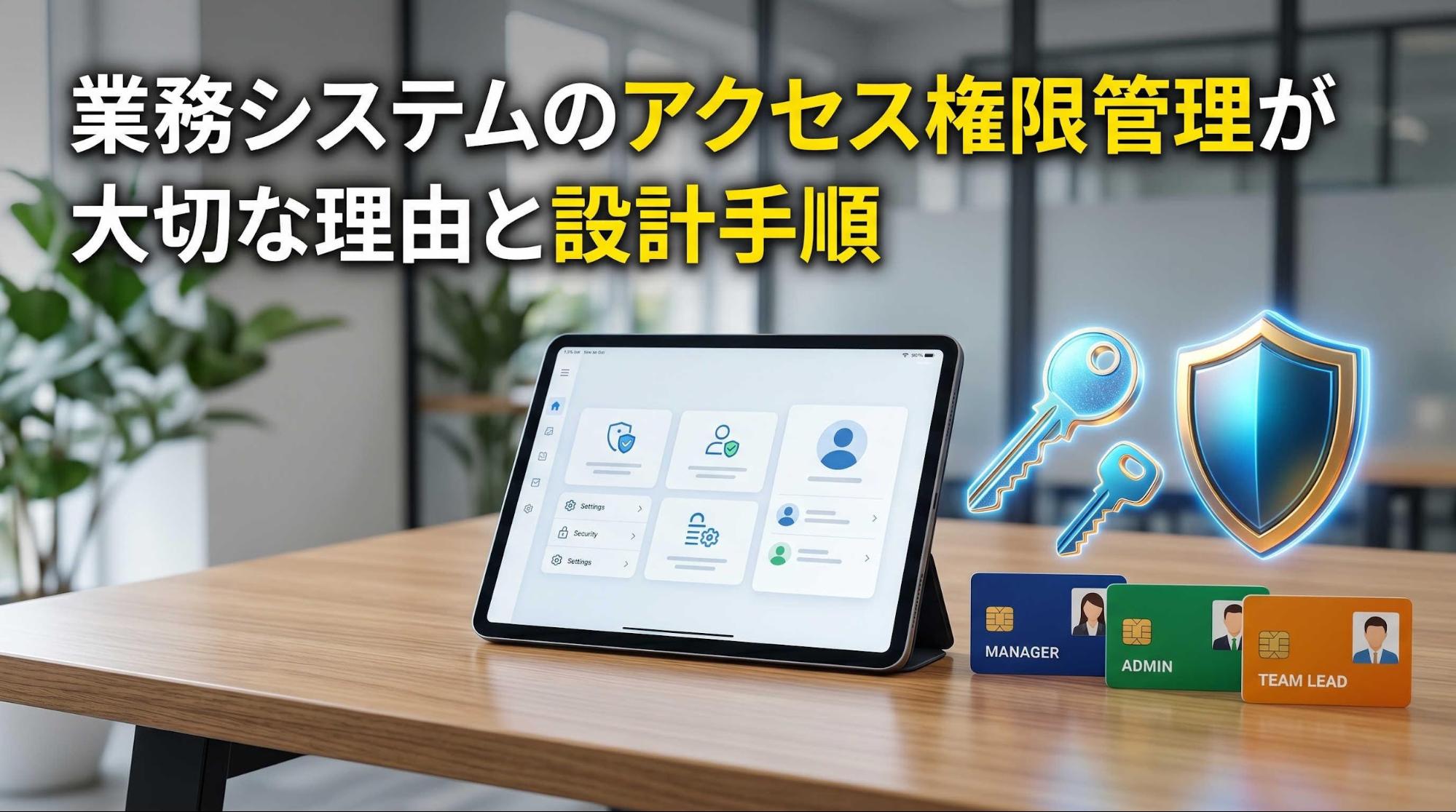 業務システムのアクセス権限管理が大切な理由と設計手順