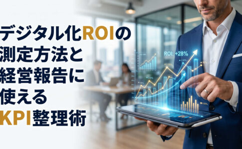 デジタル化ROIの測定方法と経営報告に使えるKPI整理術