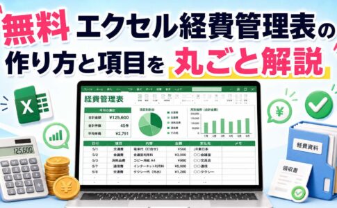 無料エクセル経費管理表の作り方と項目を丸ごと解説