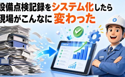 設備点検記録をシステム化したら現場がこんなに変わった