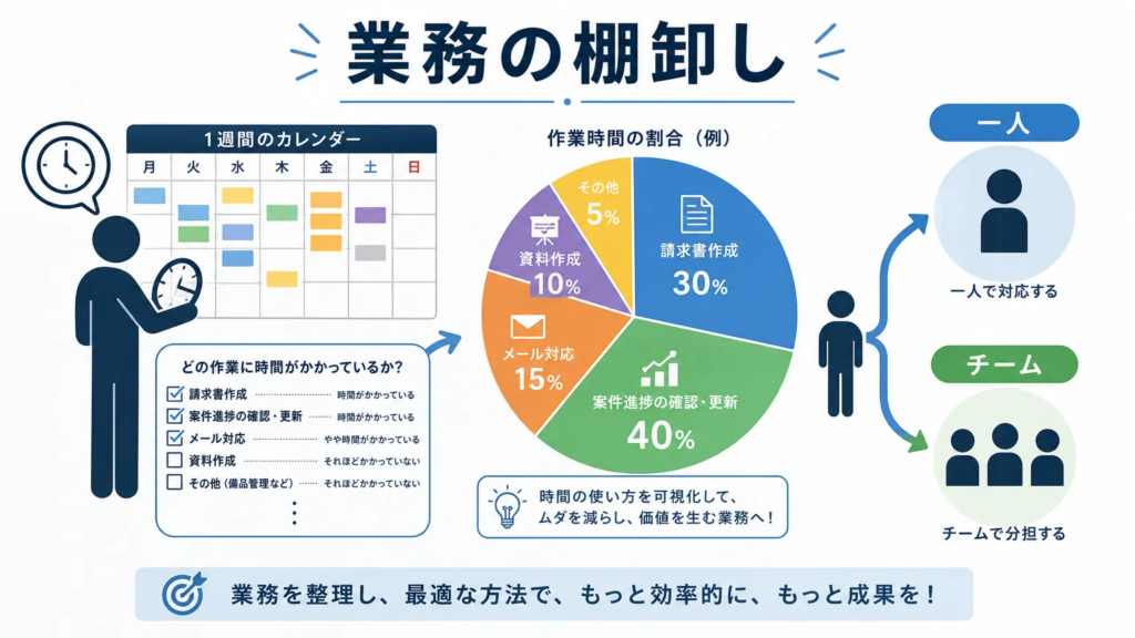 ツールを選ぶ前に確認すること：自分の業務規模と優先課題の整理