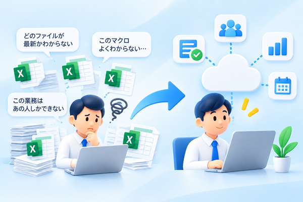 Excel管理の困りごと