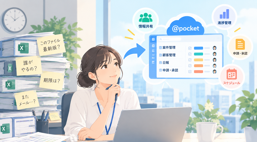 Excelで管理していた業務をクラウド上にまとめる