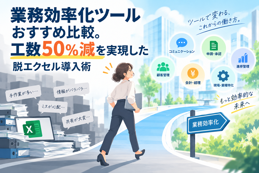 業務効率化おススメツールの比較