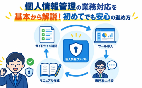 個人情報管理の業務対応を基本から解説！初めてでも安心の進め方