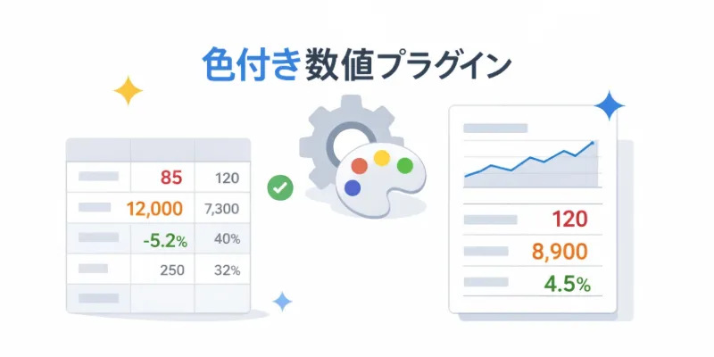 色付き数値プラグインのイメージ画像