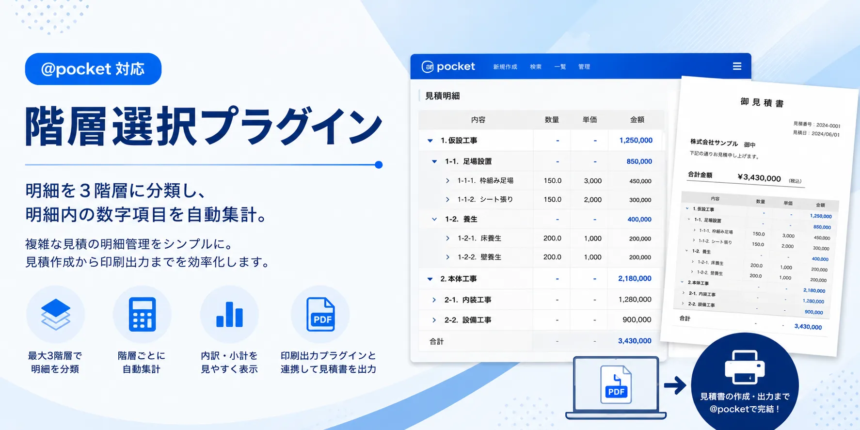 階層選択プラグインのイメージ画像