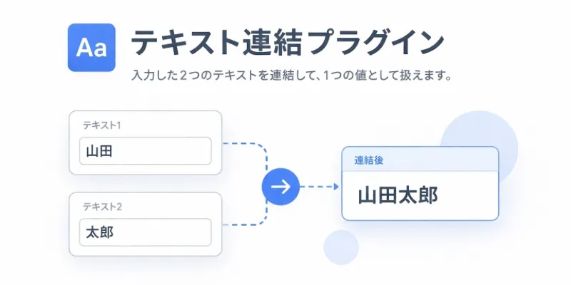 テキスト連結プラグインのイメージ画像